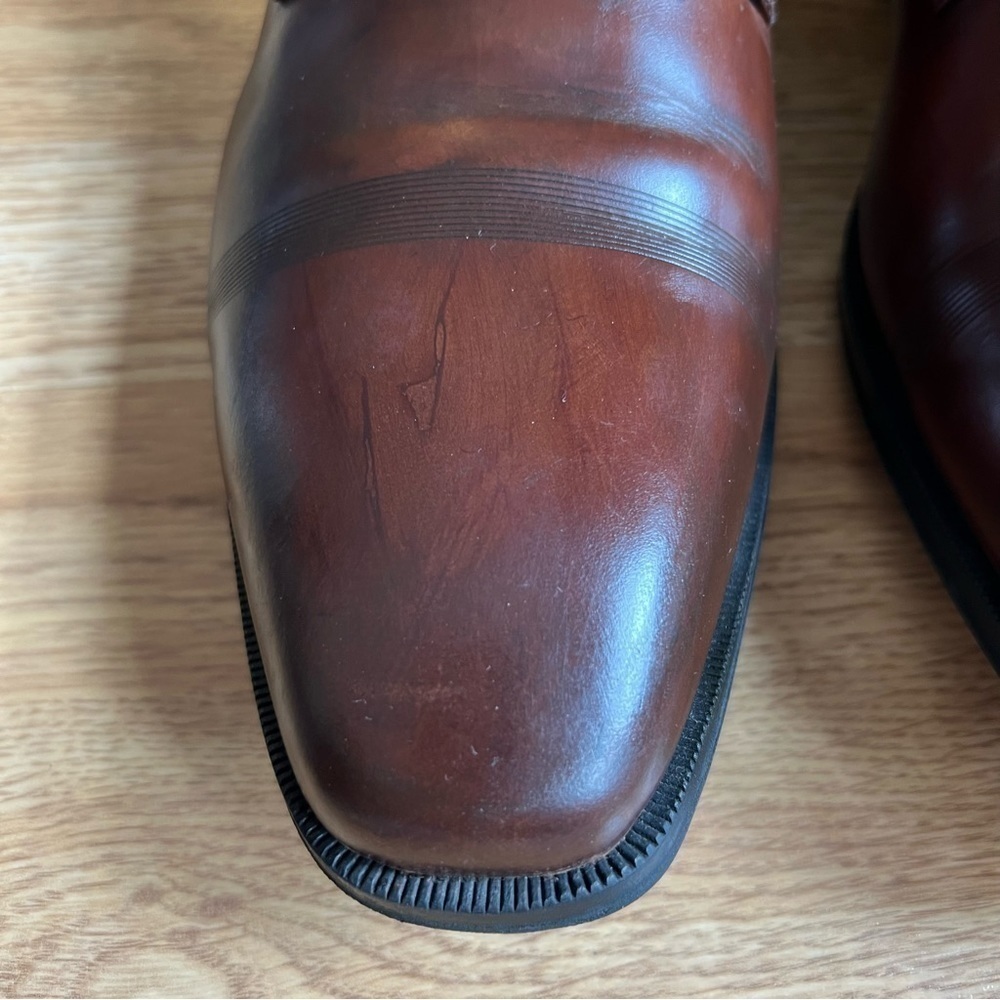 Kenneth Cole Men's Pure Hearted Oxford Business Dress Lace Up Shoes Size 10 - Picture 6 of 11